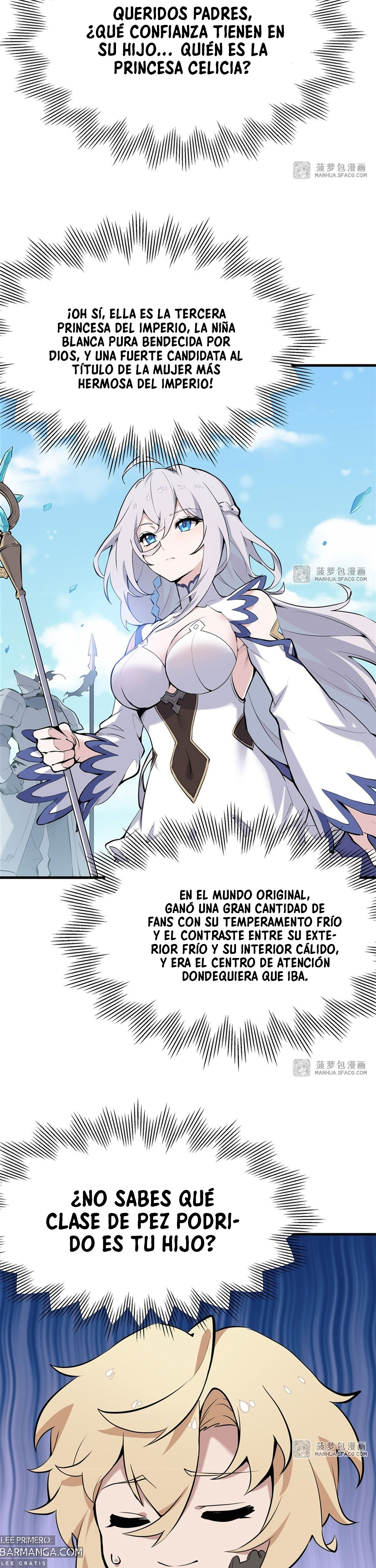 El villano rubio de la novela de la protagonista femenina quiere ser feliz capítulo 2 página 23
