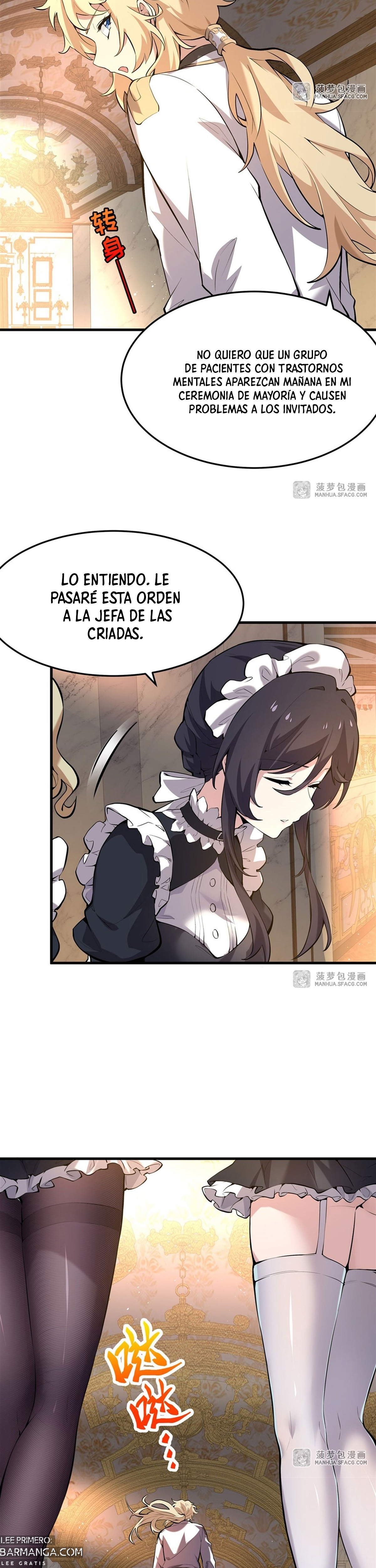 El villano rubio de la novela de la protagonista femenina quiere ser feliz capítulo 3 página 10