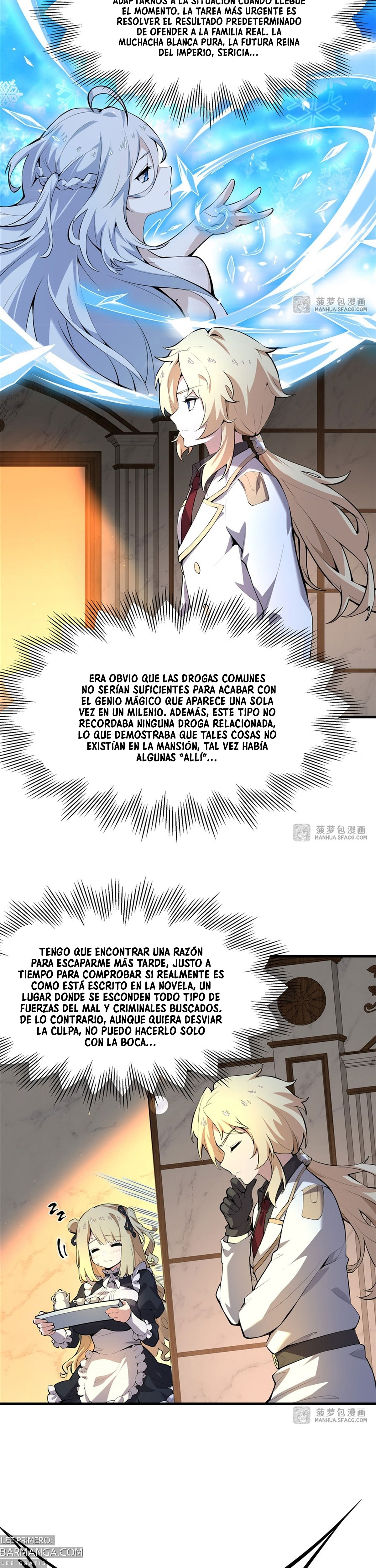 El villano rubio de la novela de la protagonista femenina quiere ser feliz capítulo 3 página 3