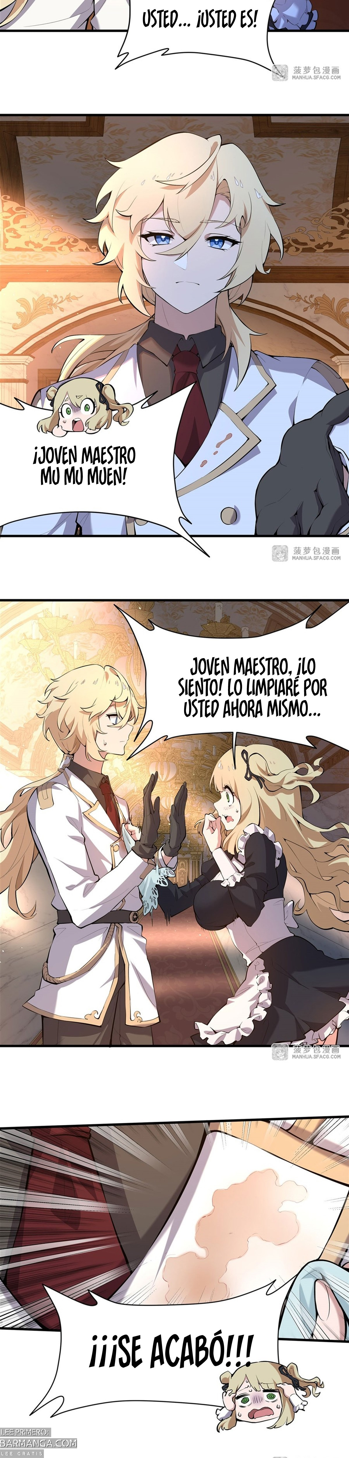 El villano rubio de la novela de la protagonista femenina quiere ser feliz capítulo 3 página 5