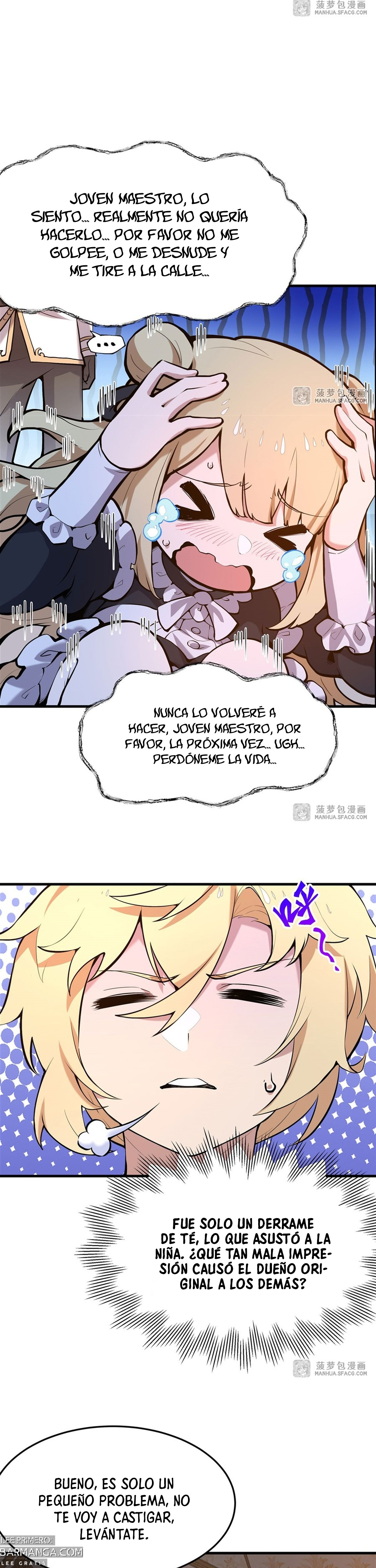 El villano rubio de la novela de la protagonista femenina quiere ser feliz capítulo 3 página 6