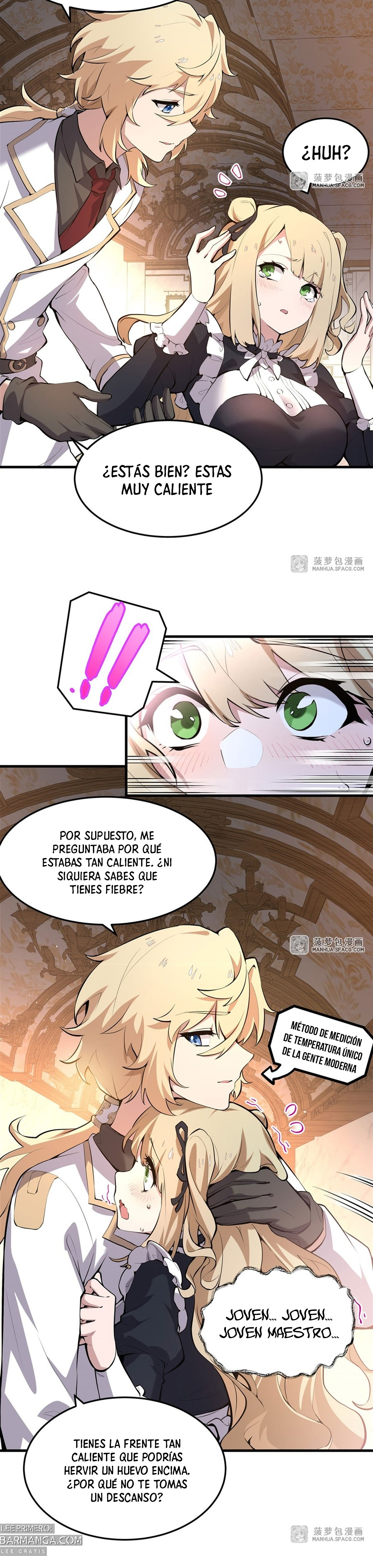 El villano rubio de la novela de la protagonista femenina quiere ser feliz capítulo 3 página 7