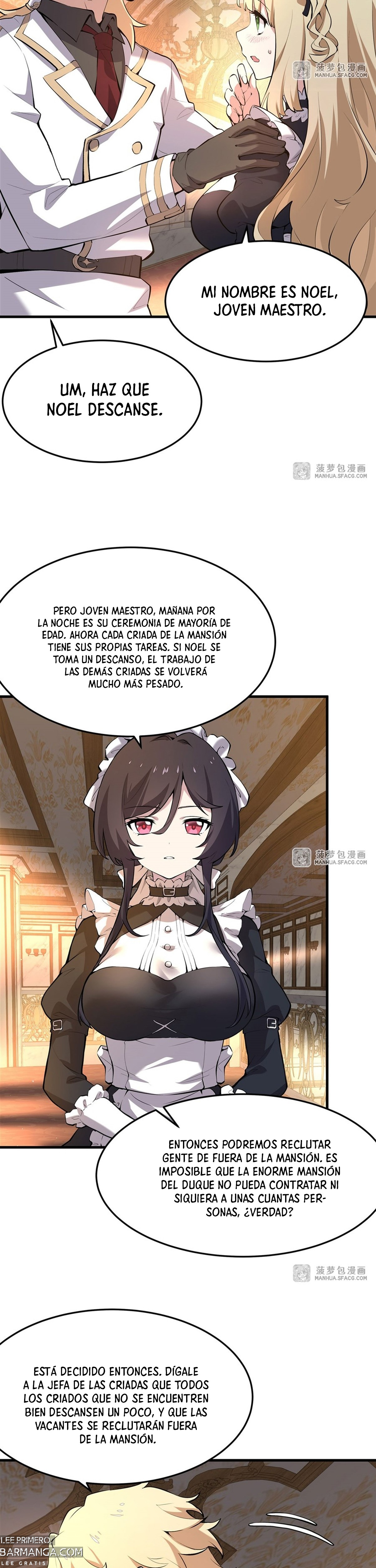 El villano rubio de la novela de la protagonista femenina quiere ser feliz capítulo 3 página 9