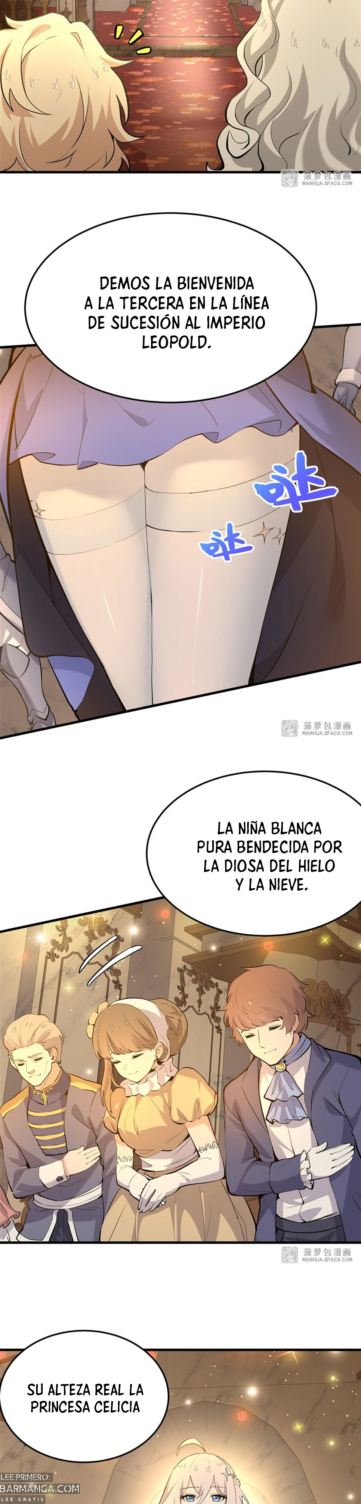 El villano rubio de la novela de la protagonista femenina quiere ser feliz capítulo 4 página 23
