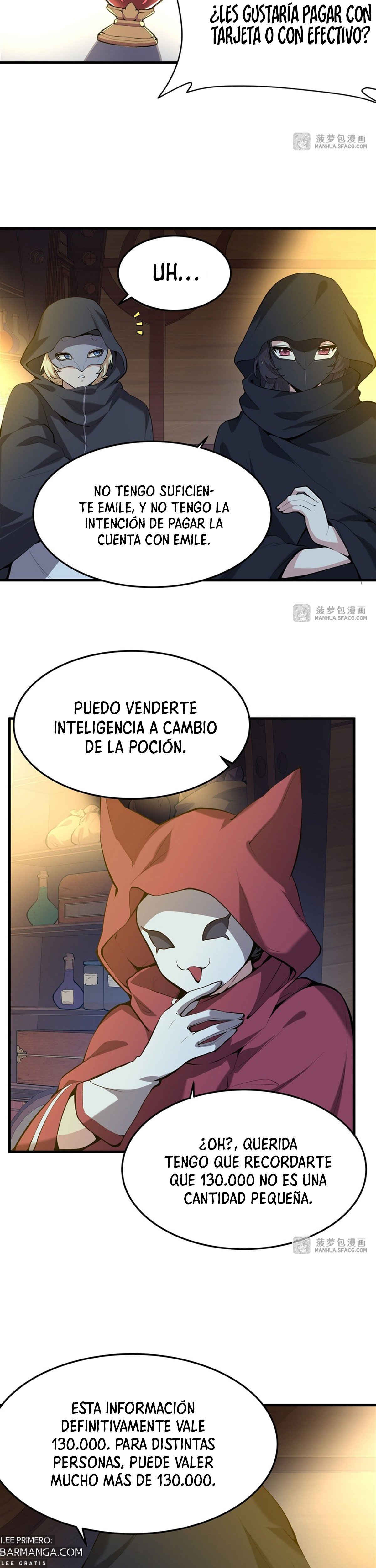 El villano rubio de la novela de la protagonista femenina quiere ser feliz capítulo 4 página 8