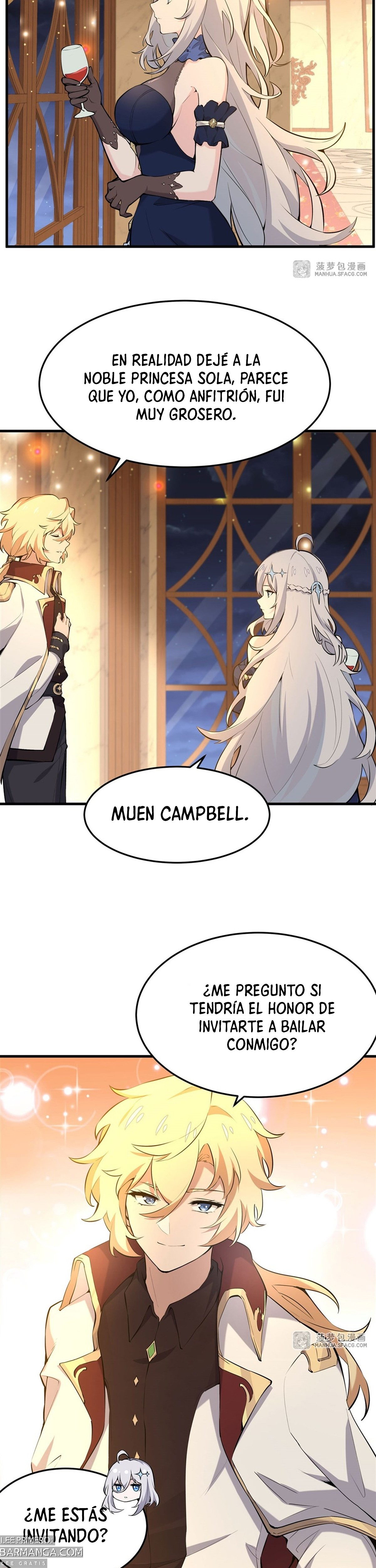 El villano rubio de la novela de la protagonista femenina quiere ser feliz capítulo 5 página 18