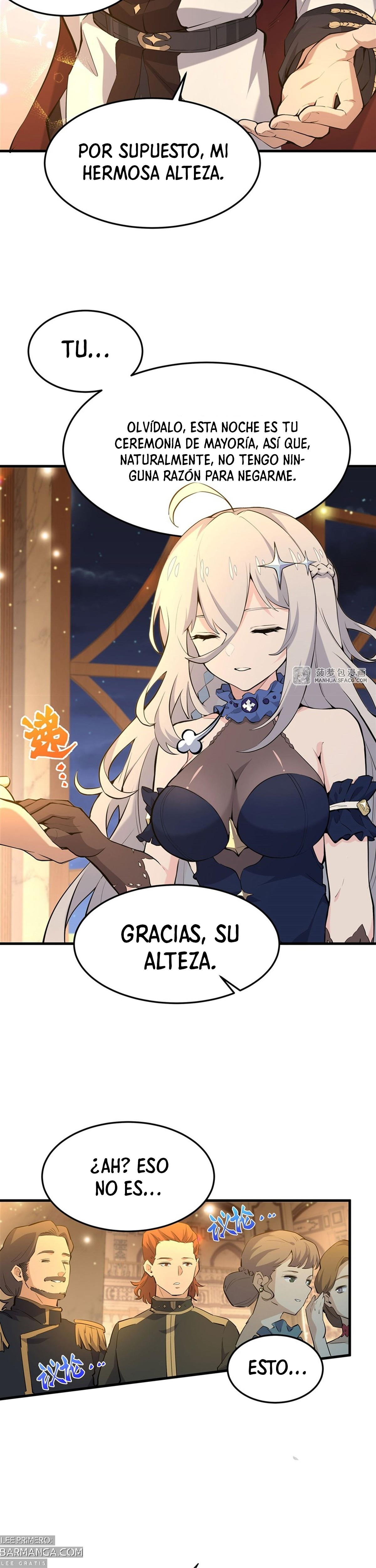 El villano rubio de la novela de la protagonista femenina quiere ser feliz capítulo 5 página 19