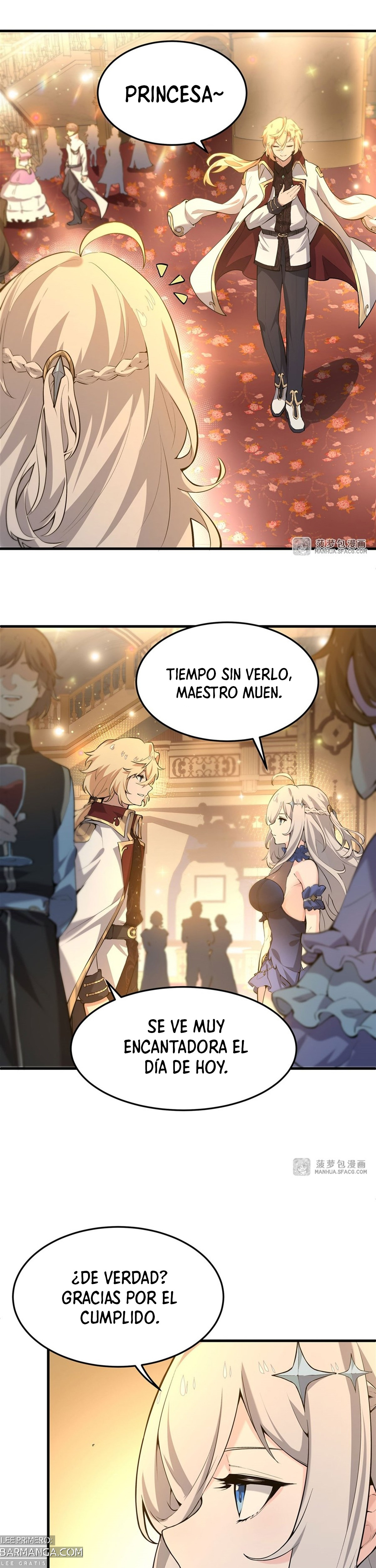 El villano rubio de la novela de la protagonista femenina quiere ser feliz capítulo 5 página 3