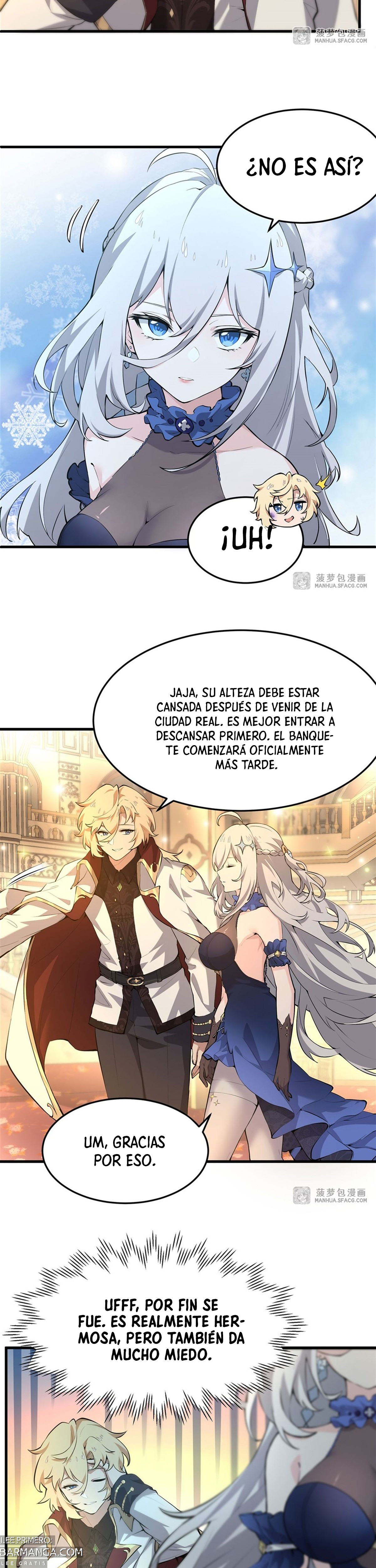 El villano rubio de la novela de la protagonista femenina quiere ser feliz capítulo 5 página 5