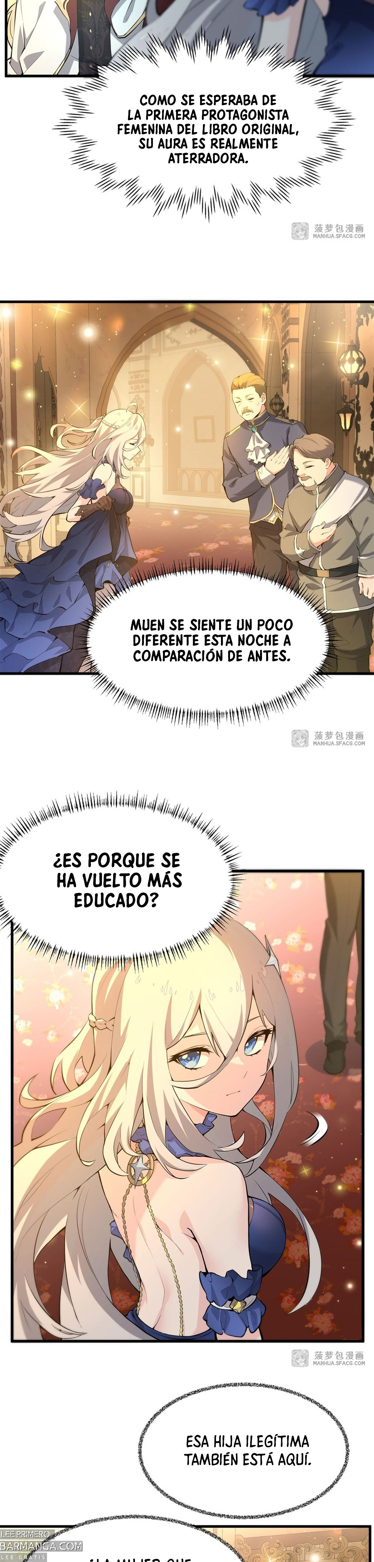El villano rubio de la novela de la protagonista femenina quiere ser feliz capítulo 5 página 6