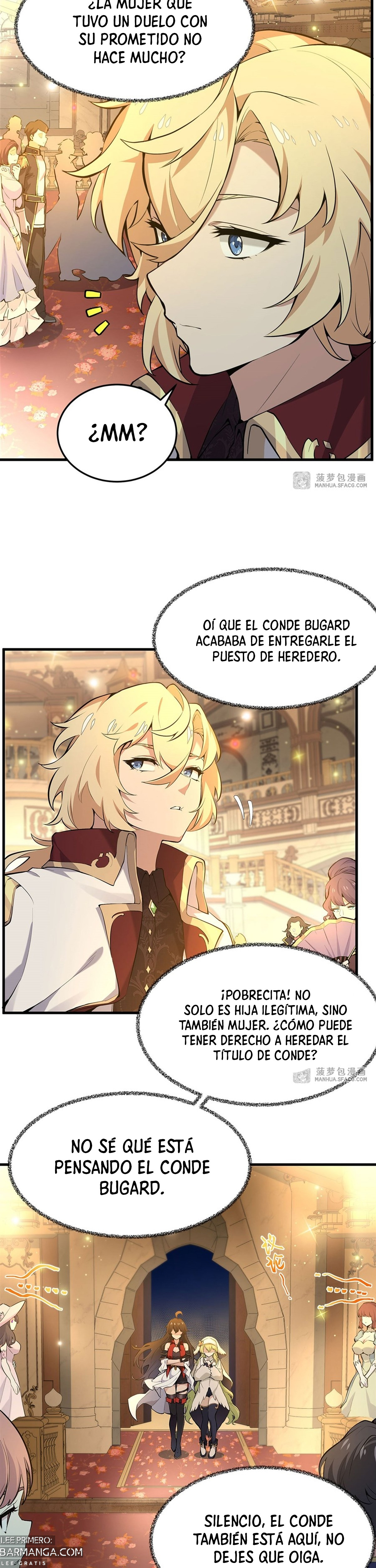 El villano rubio de la novela de la protagonista femenina quiere ser feliz capítulo 5 página 7