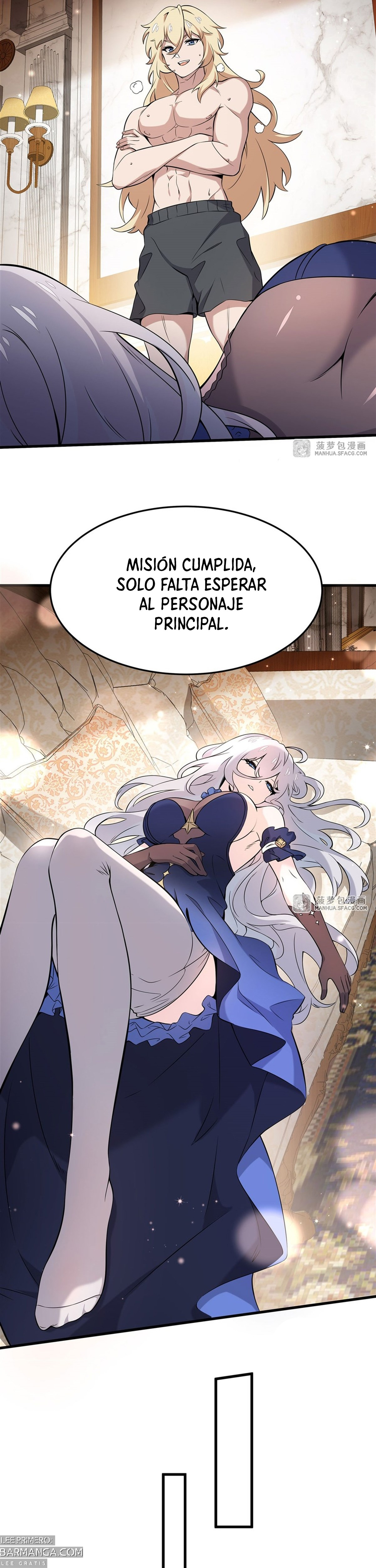 El villano rubio de la novela de la protagonista femenina quiere ser feliz capítulo 6 página 22