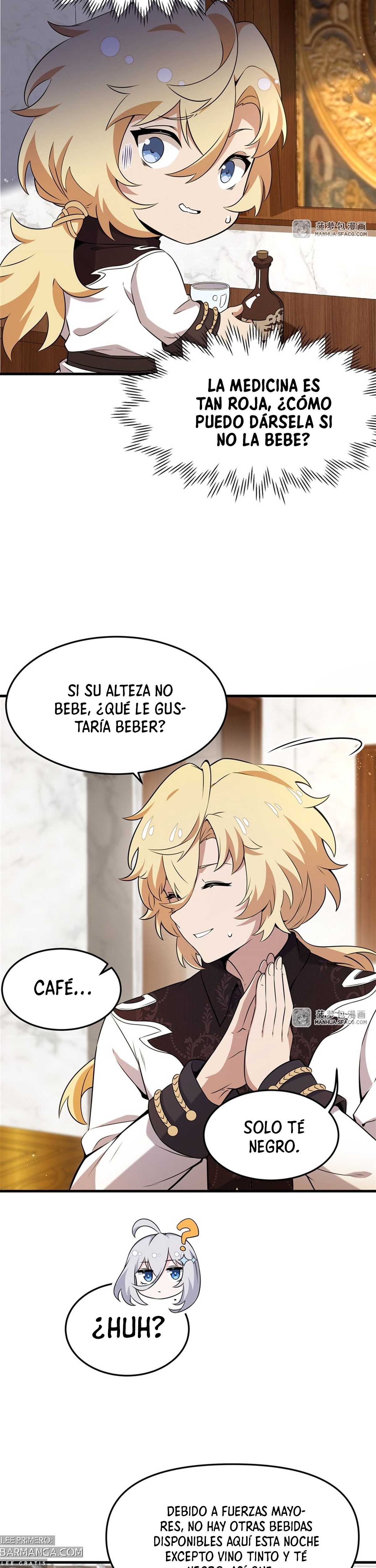 El villano rubio de la novela de la protagonista femenina quiere ser feliz capítulo 6 página 8