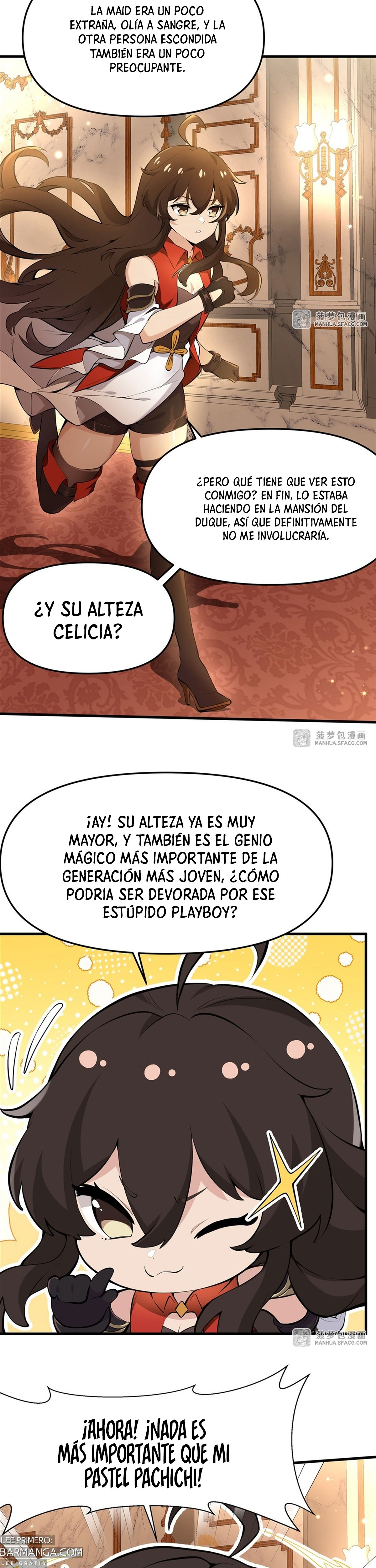 El villano rubio de la novela de la protagonista femenina quiere ser feliz capítulo 7 página 18
