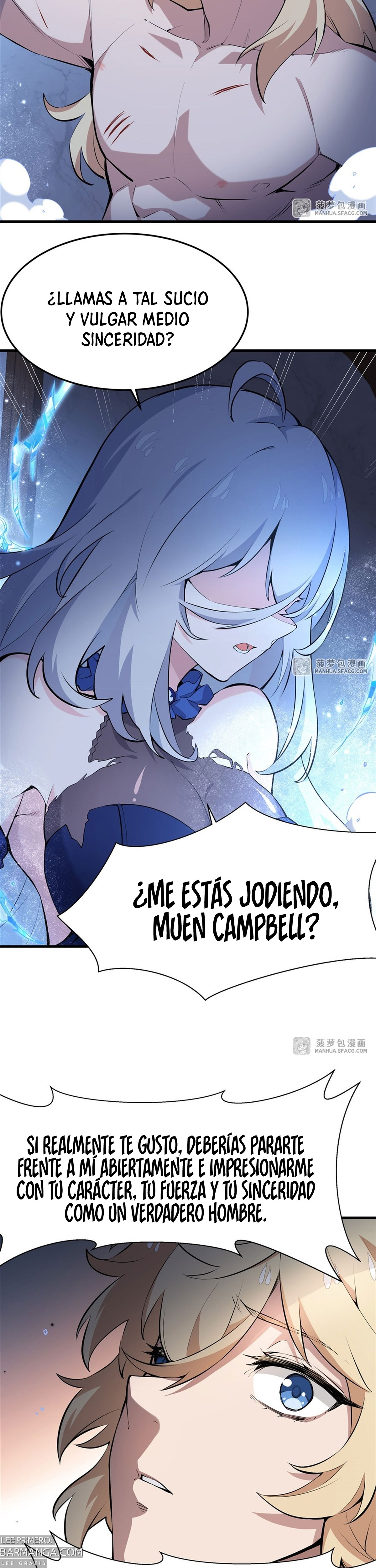 El villano rubio de la novela de la protagonista femenina quiere ser feliz capítulo 8 página 8