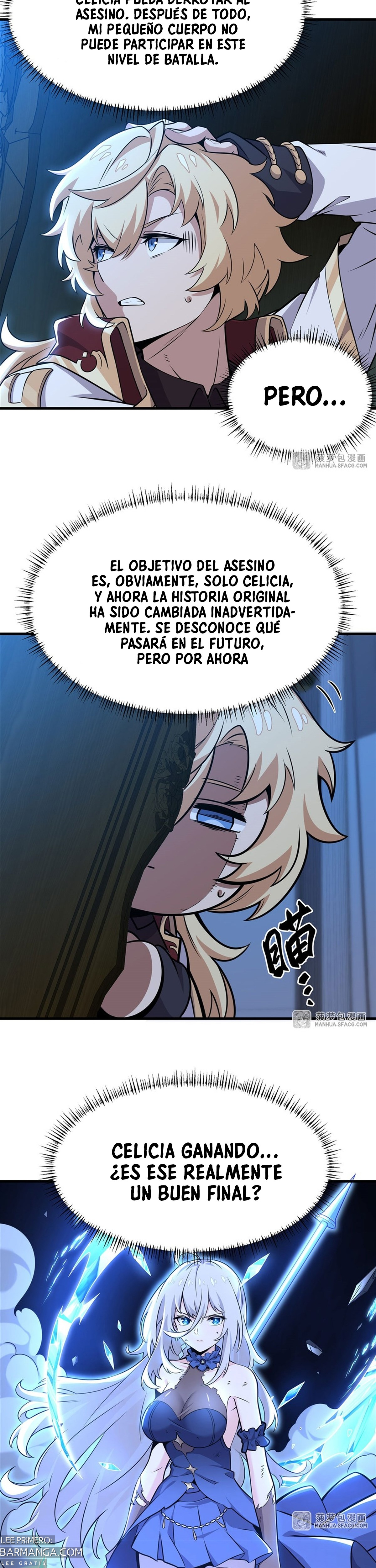 El villano rubio de la novela de la protagonista femenina quiere ser feliz capítulo 9 página 10
