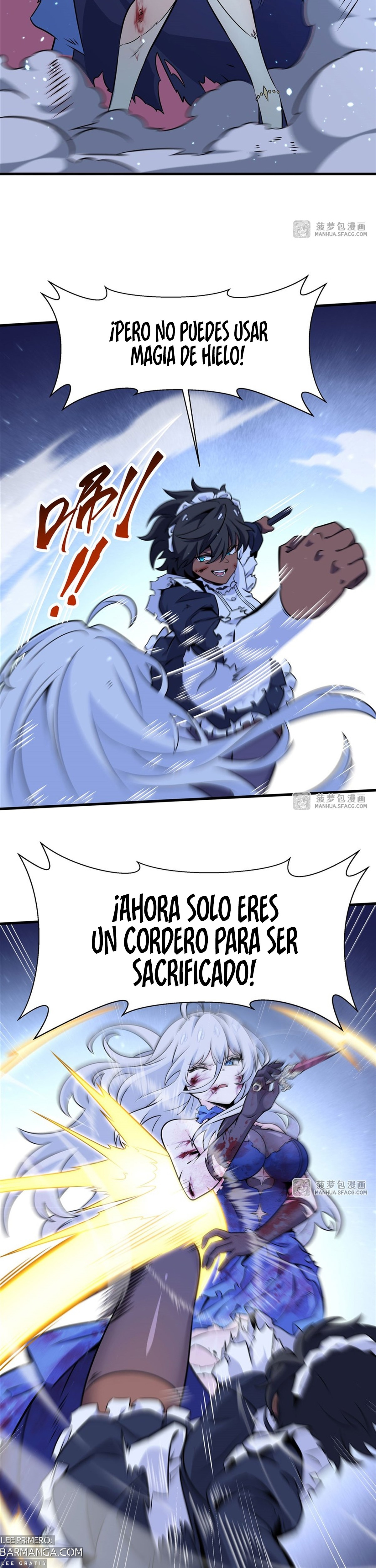 El villano rubio de la novela de la protagonista femenina quiere ser feliz capítulo 9 página 22