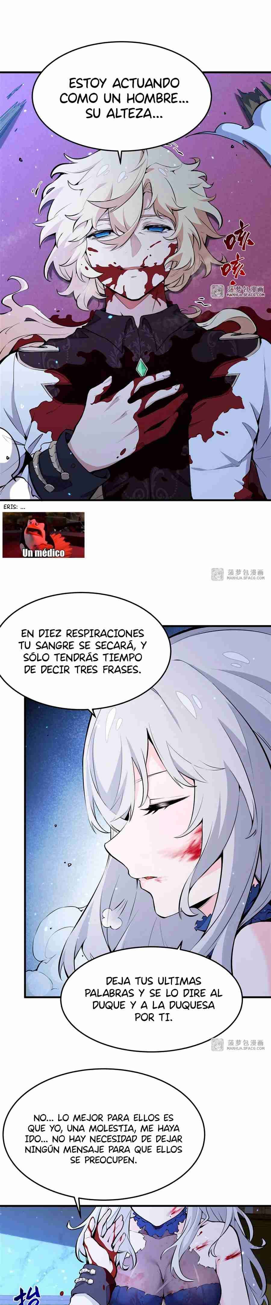 El villano rubio de la novela de la protagonista femenina quiere ser feliz capítulo 10 página 10