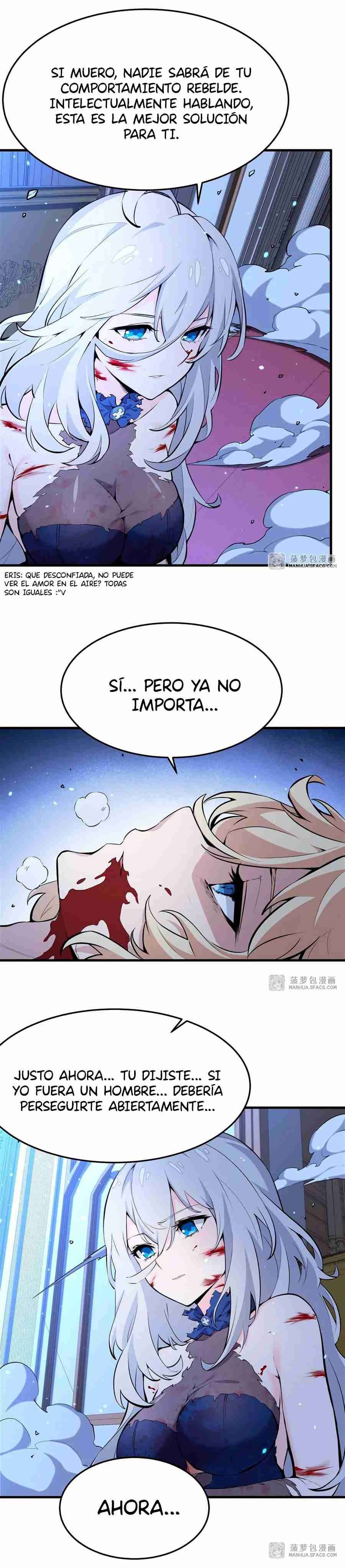 El villano rubio de la novela de la protagonista femenina quiere ser feliz capítulo 10 página 9