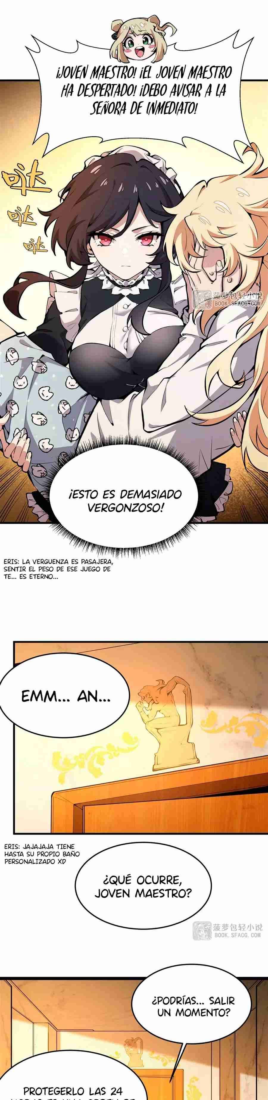 El villano rubio de la novela de la protagonista femenina quiere ser feliz capítulo 11 página 10