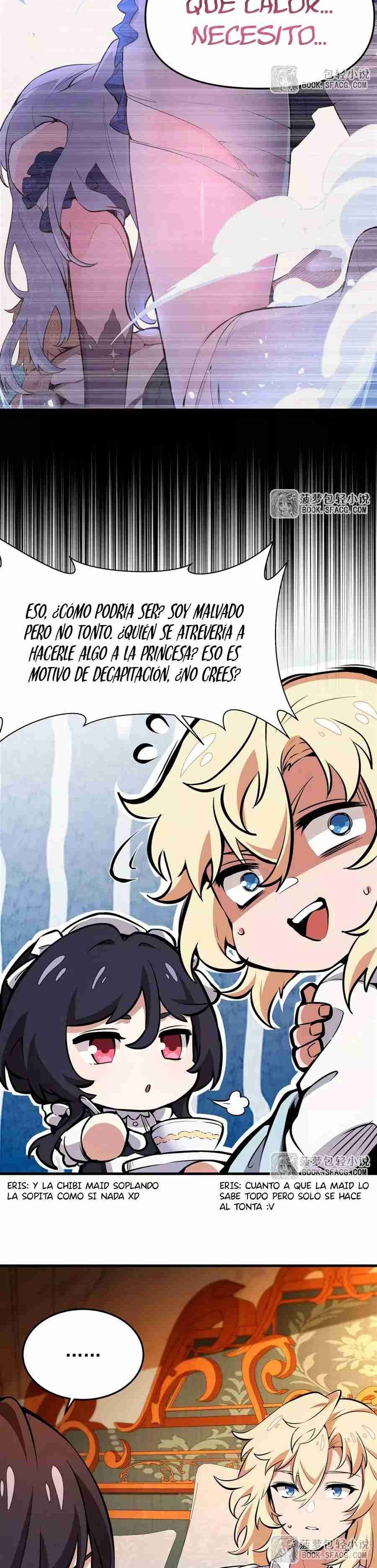 El villano rubio de la novela de la protagonista femenina quiere ser feliz capítulo 11 página 18