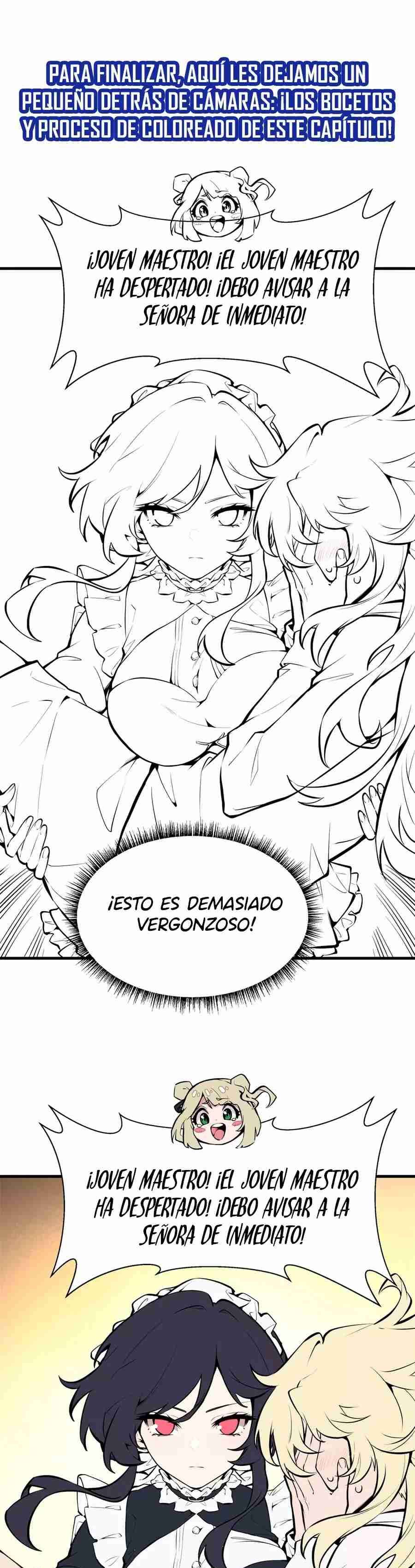 El villano rubio de la novela de la protagonista femenina quiere ser feliz capítulo 11 página 27