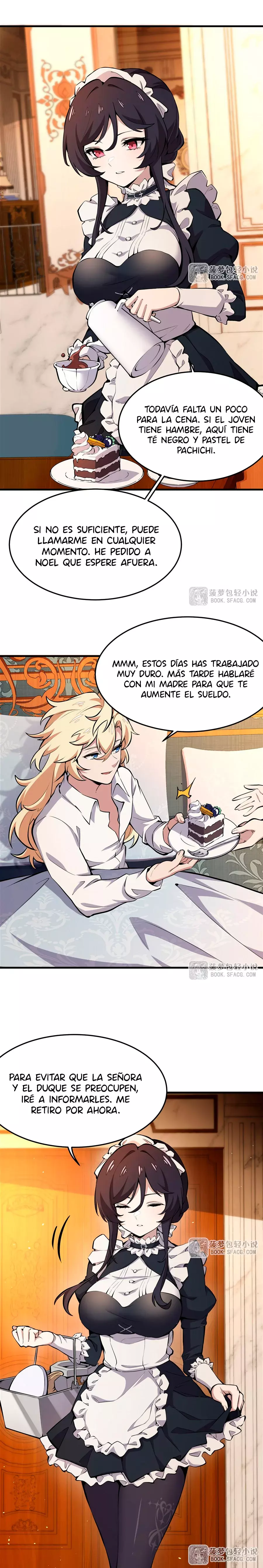 El villano rubio de la novela de la protagonista femenina quiere ser feliz capítulo 12 página 2