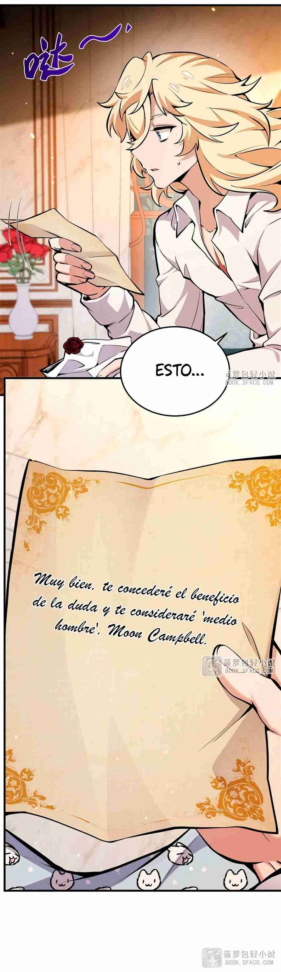 El villano rubio de la novela de la protagonista femenina quiere ser feliz capítulo 12 página 14