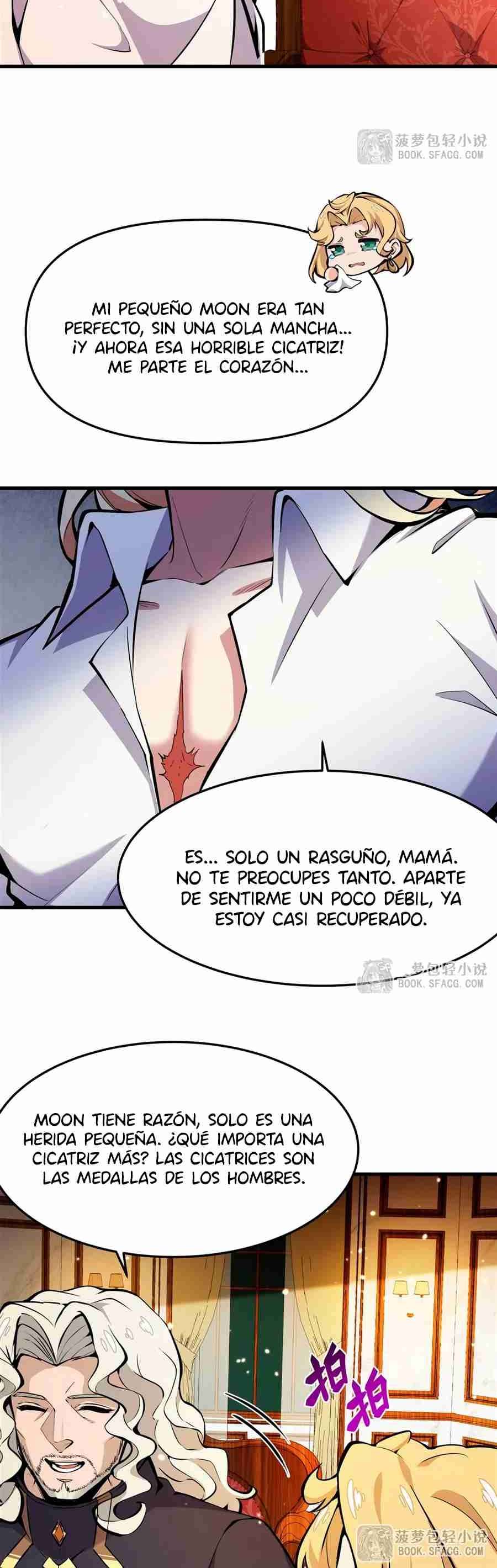 El villano rubio de la novela de la protagonista femenina quiere ser feliz capítulo 12 página 18