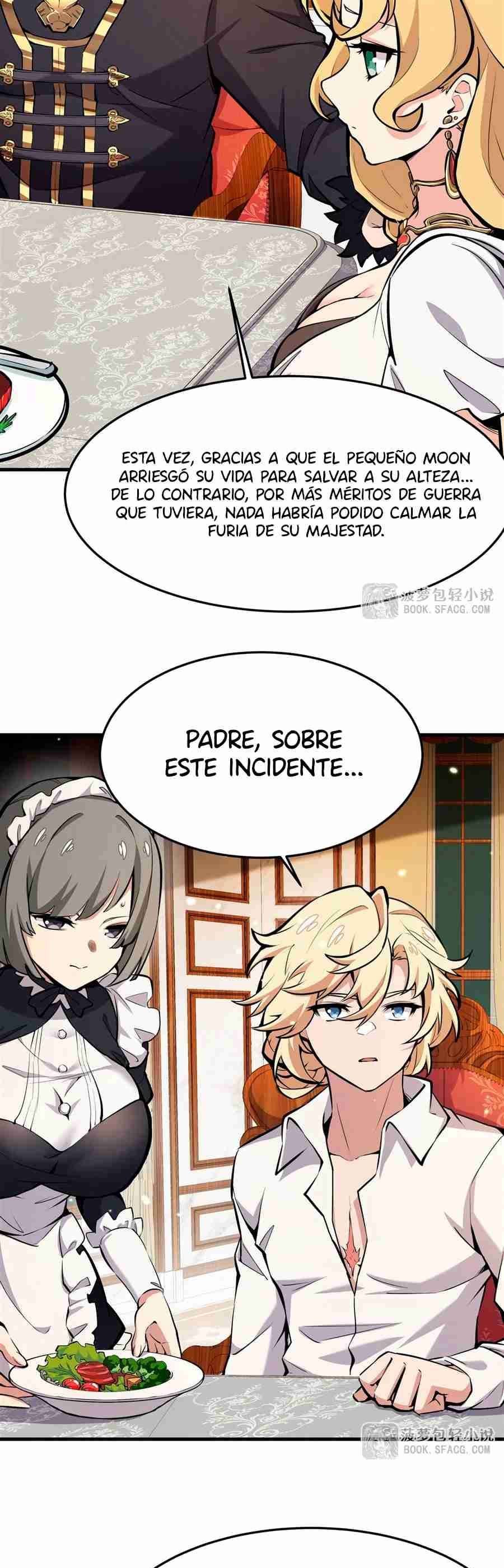 El villano rubio de la novela de la protagonista femenina quiere ser feliz capítulo 12 página 19