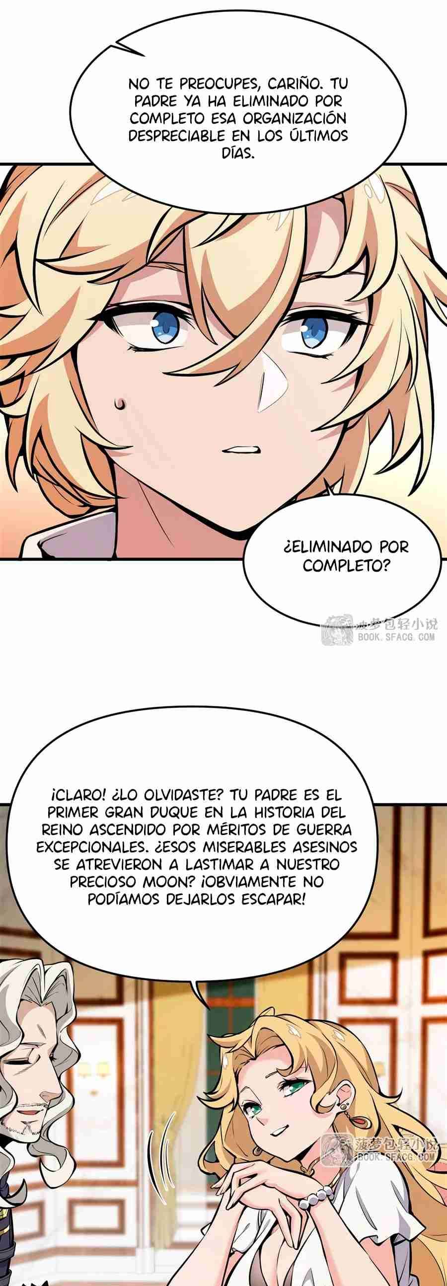 El villano rubio de la novela de la protagonista femenina quiere ser feliz capítulo 12 página 23