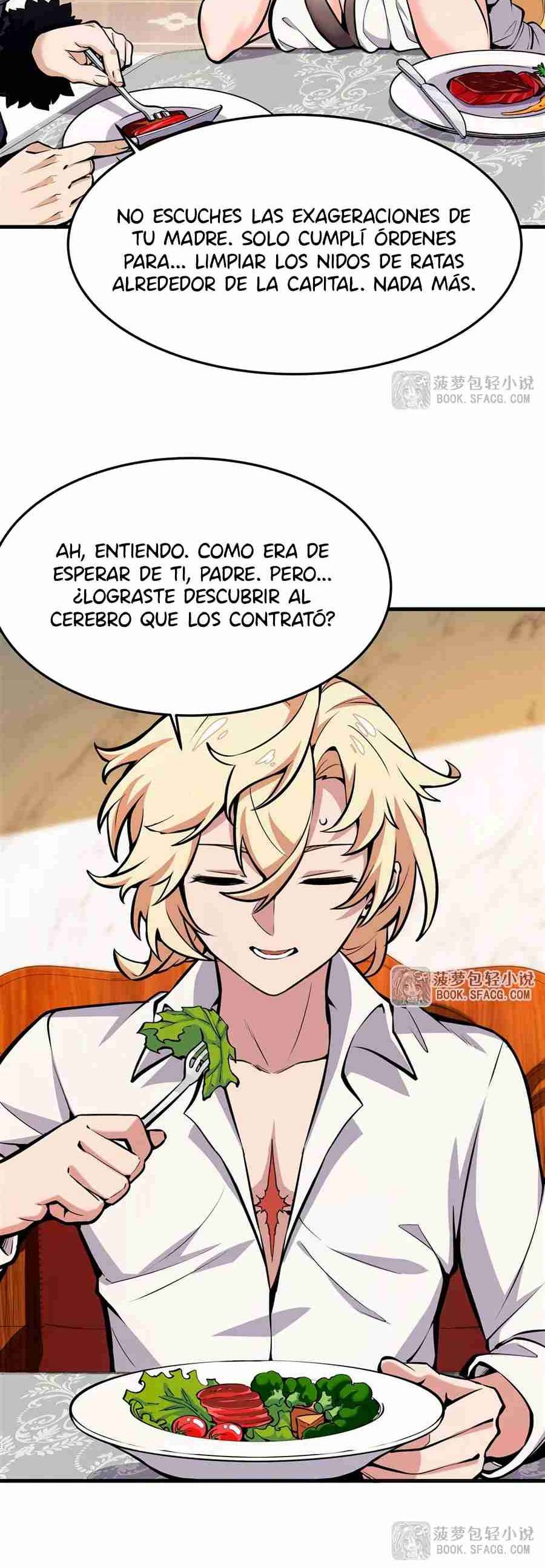 El villano rubio de la novela de la protagonista femenina quiere ser feliz capítulo 12 página 24