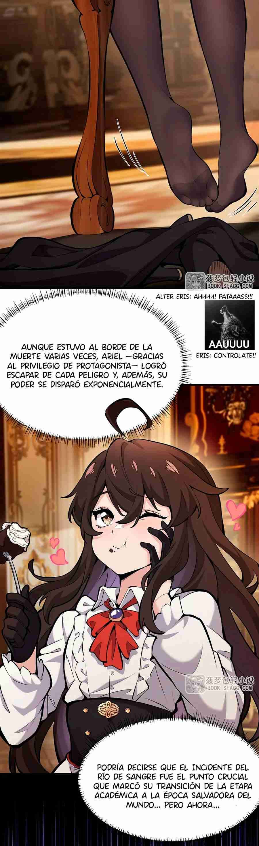 El villano rubio de la novela de la protagonista femenina quiere ser feliz capítulo 12 página 29