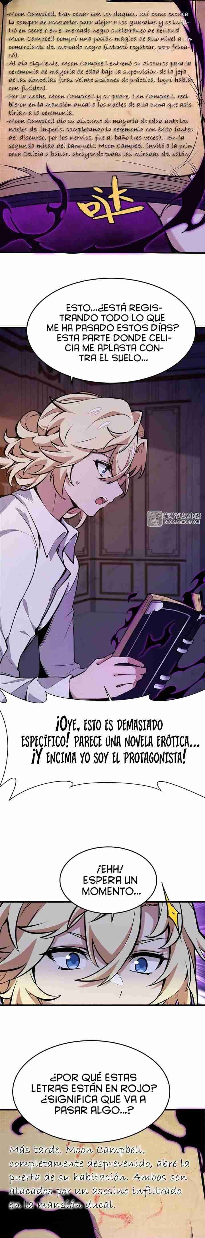 El villano rubio de la novela de la protagonista femenina quiere ser feliz capítulo 13 página 11