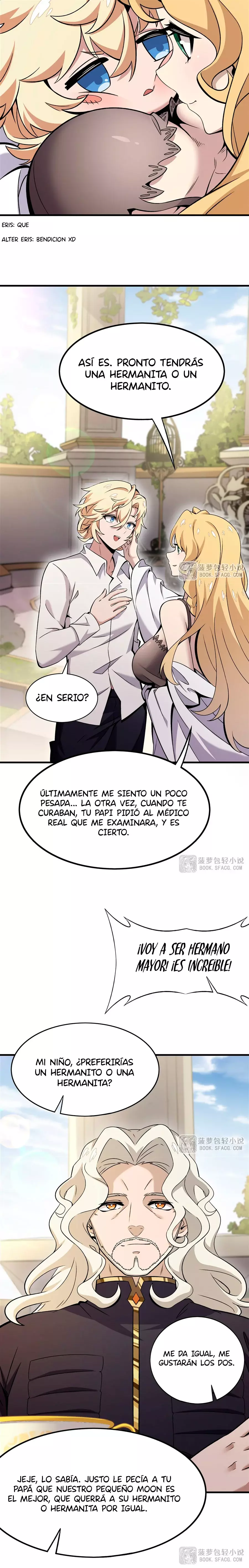 El villano rubio de la novela de la protagonista femenina quiere ser feliz capítulo 15 página 7