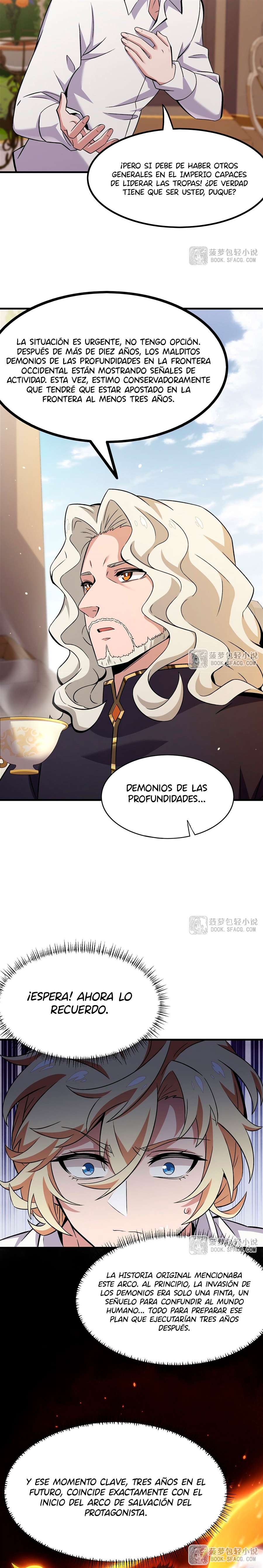 El villano rubio de la novela de la protagonista femenina quiere ser feliz capítulo 15 página 10