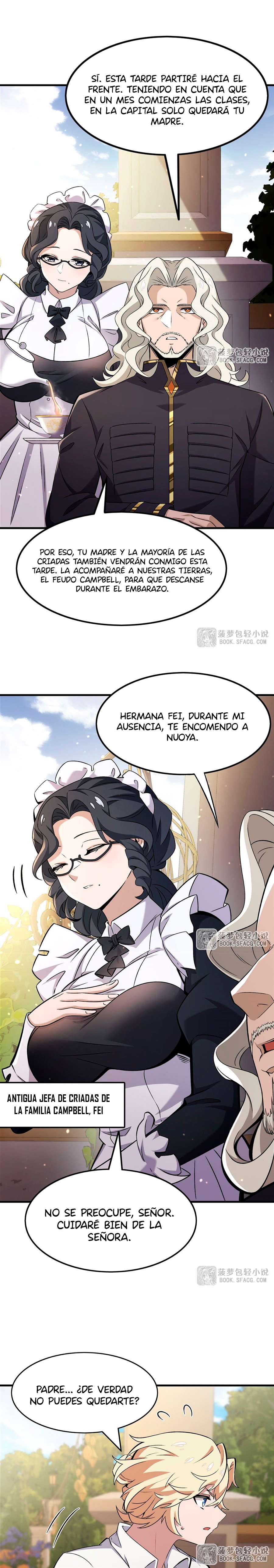 El villano rubio de la novela de la protagonista femenina quiere ser feliz capítulo 15 página 9