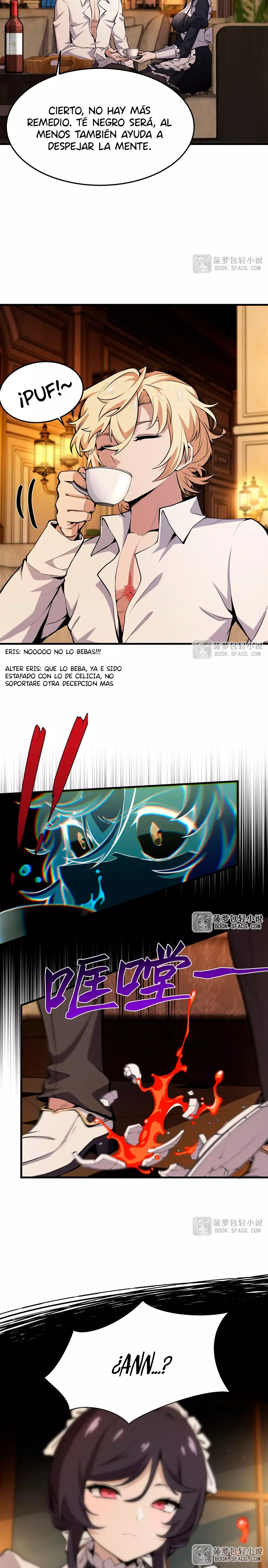El villano rubio de la novela de la protagonista femenina quiere ser feliz capítulo 16 página 10