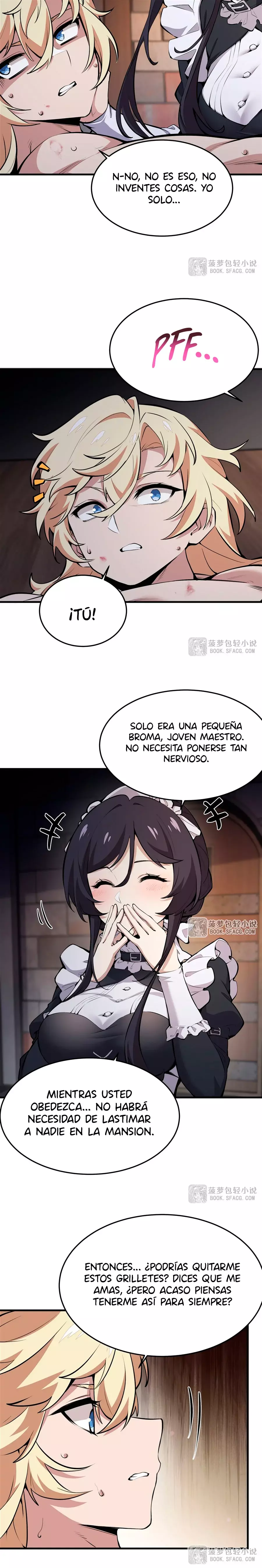 El villano rubio de la novela de la protagonista femenina quiere ser feliz capítulo 17 página 7