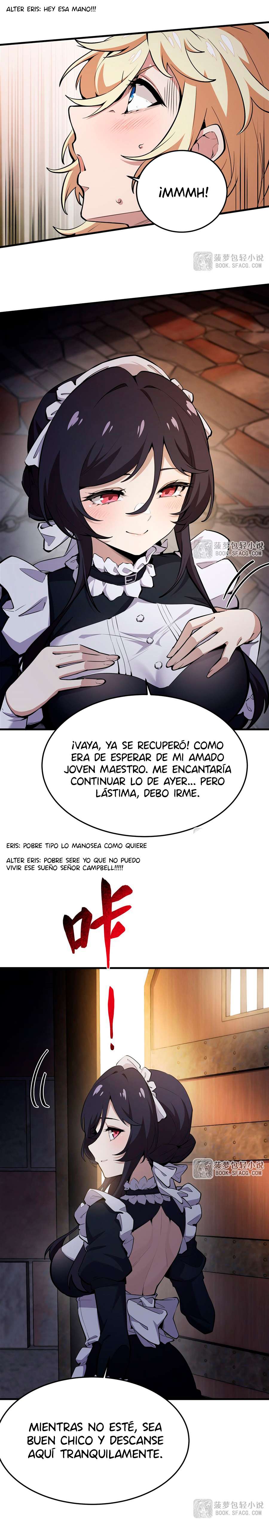 El villano rubio de la novela de la protagonista femenina quiere ser feliz capítulo 17 página 10