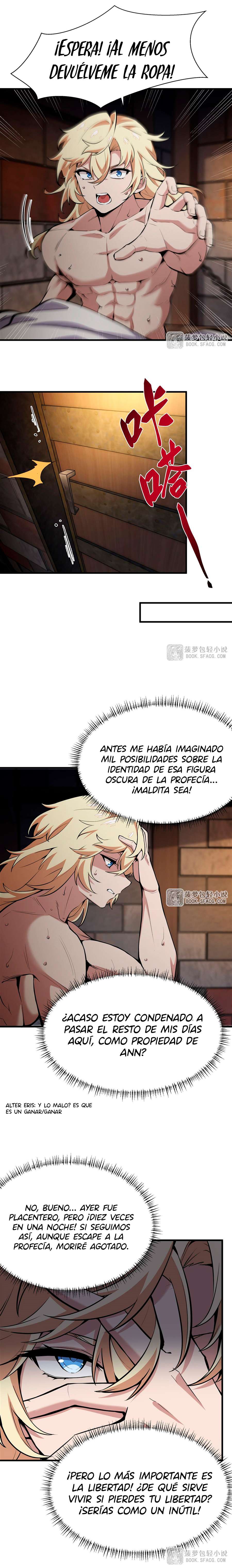 El villano rubio de la novela de la protagonista femenina quiere ser feliz capítulo 17 página 11
