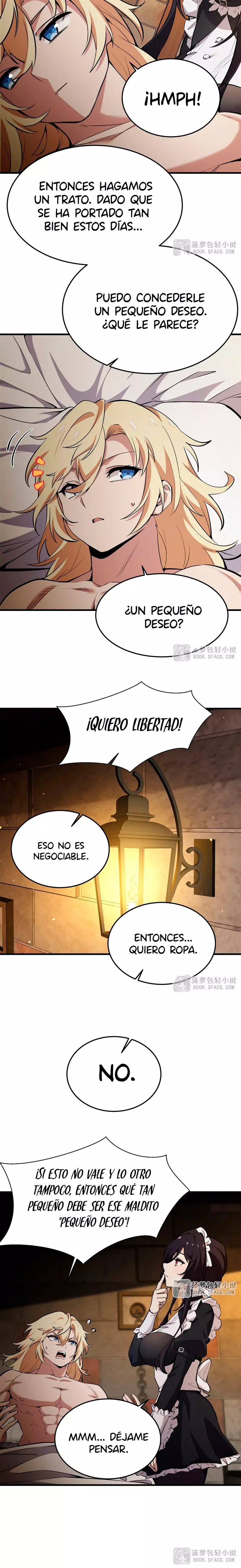 El villano rubio de la novela de la protagonista femenina quiere ser feliz capítulo 18 página 13