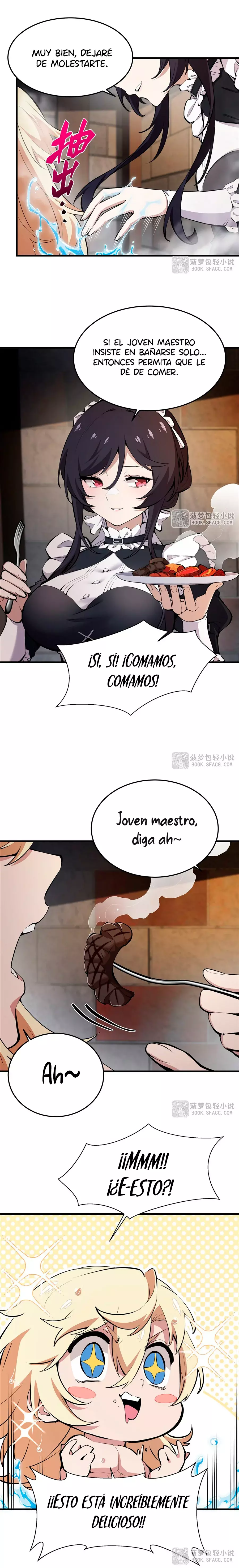 El villano rubio de la novela de la protagonista femenina quiere ser feliz capítulo 18 página 6