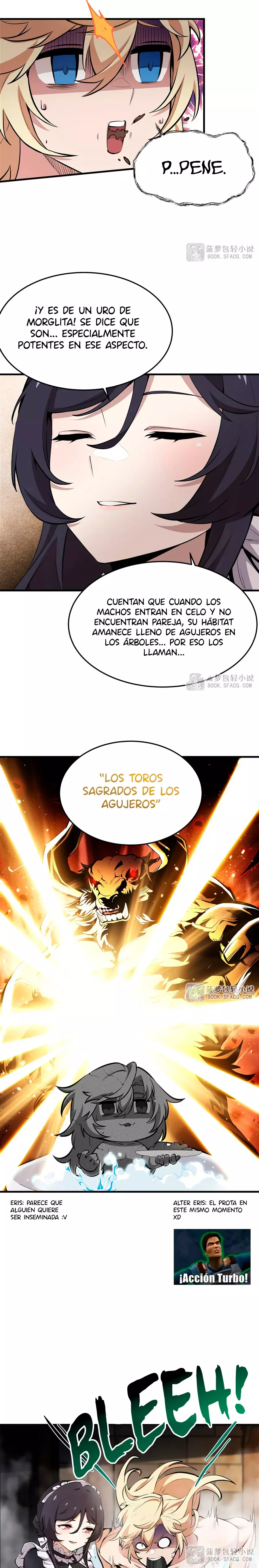 El villano rubio de la novela de la protagonista femenina quiere ser feliz capítulo 18 página 8