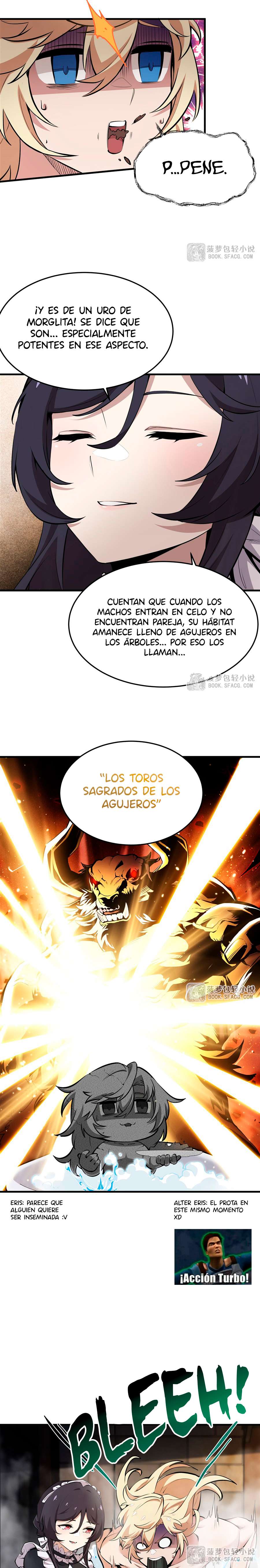 El villano rubio de la novela de la protagonista femenina quiere ser feliz capítulo 18 página 8