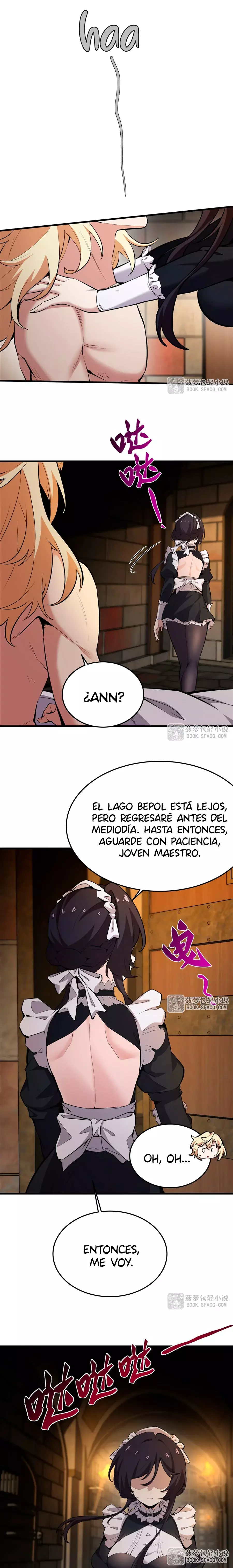 El villano rubio de la novela de la protagonista femenina quiere ser feliz capítulo 19 página 5