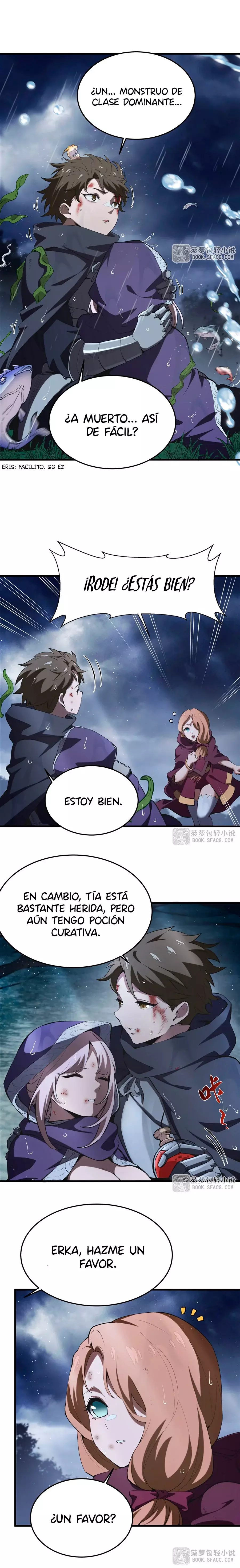 El villano rubio de la novela de la protagonista femenina quiere ser feliz capítulo 21 página 8