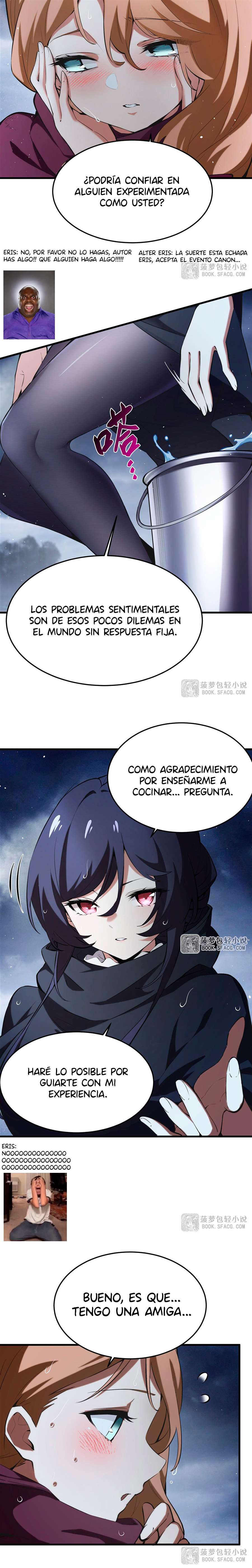 El villano rubio de la novela de la protagonista femenina quiere ser feliz capítulo 21 página 13