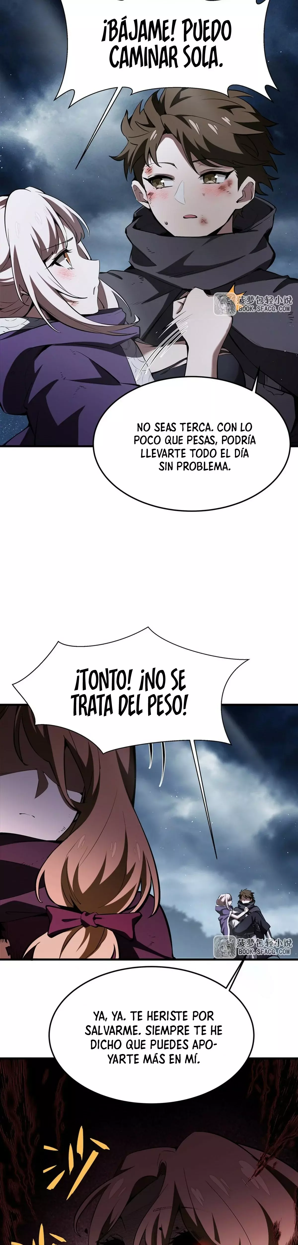 El villano rubio de la novela de la protagonista femenina quiere ser feliz capítulo 22 página 12