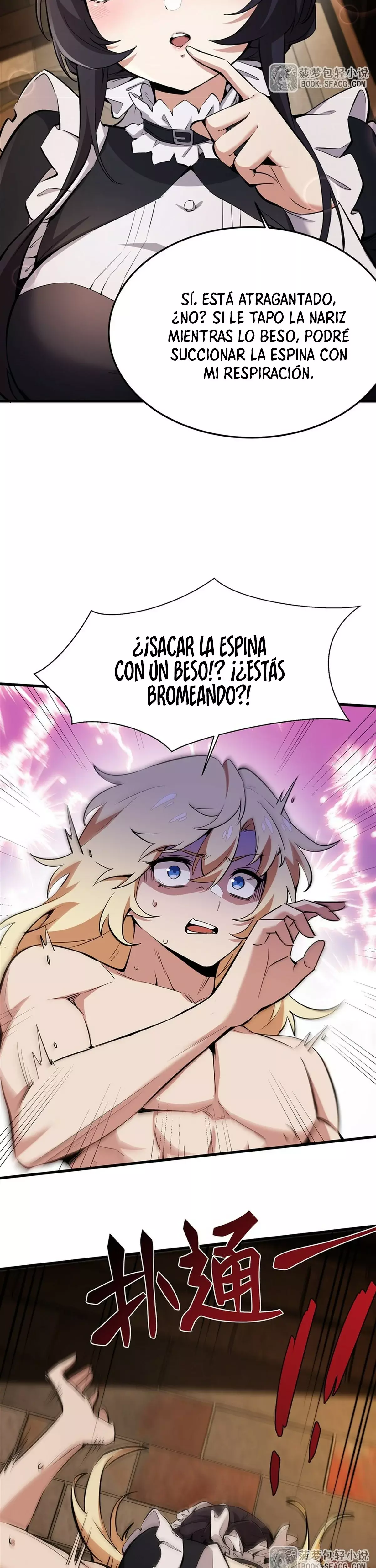 El villano rubio de la novela de la protagonista femenina quiere ser feliz capítulo 22 página 21